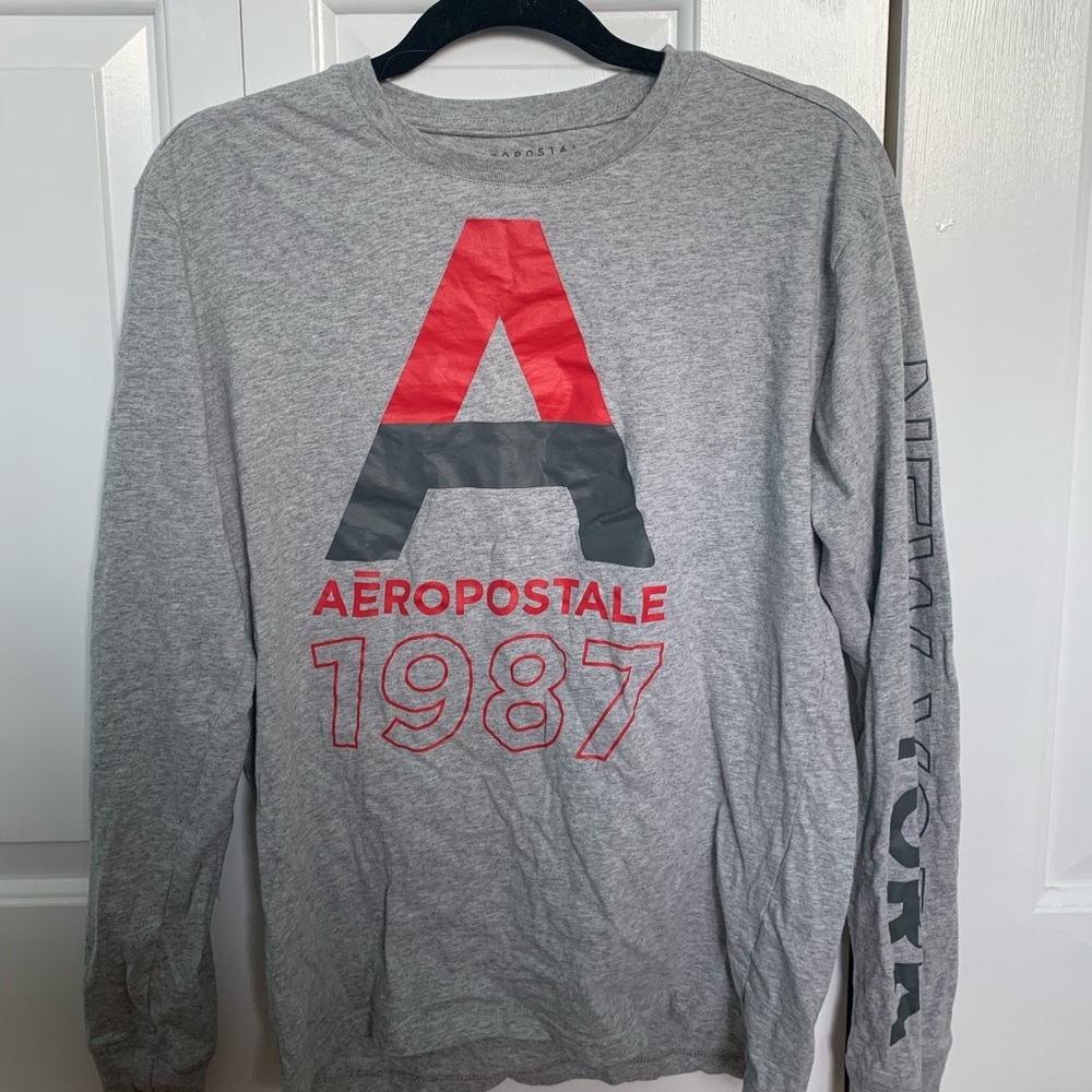 Gray Aeropastle long sleeve tee